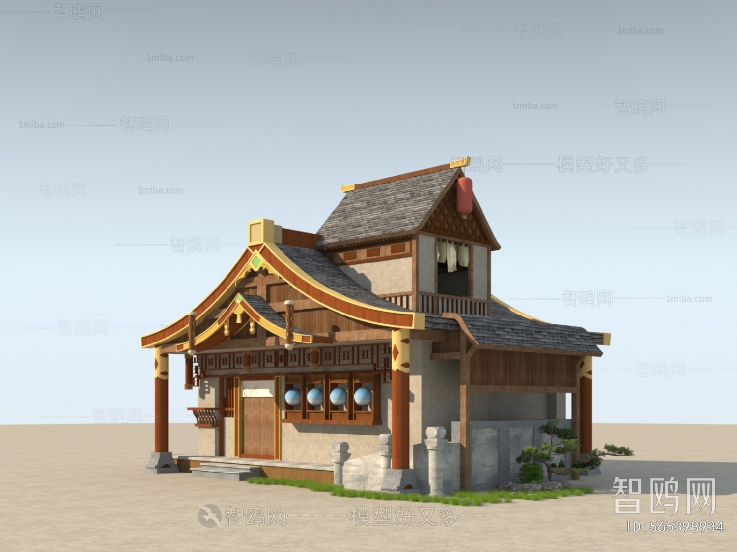 Chinese Style Ancient Architectural Buildings