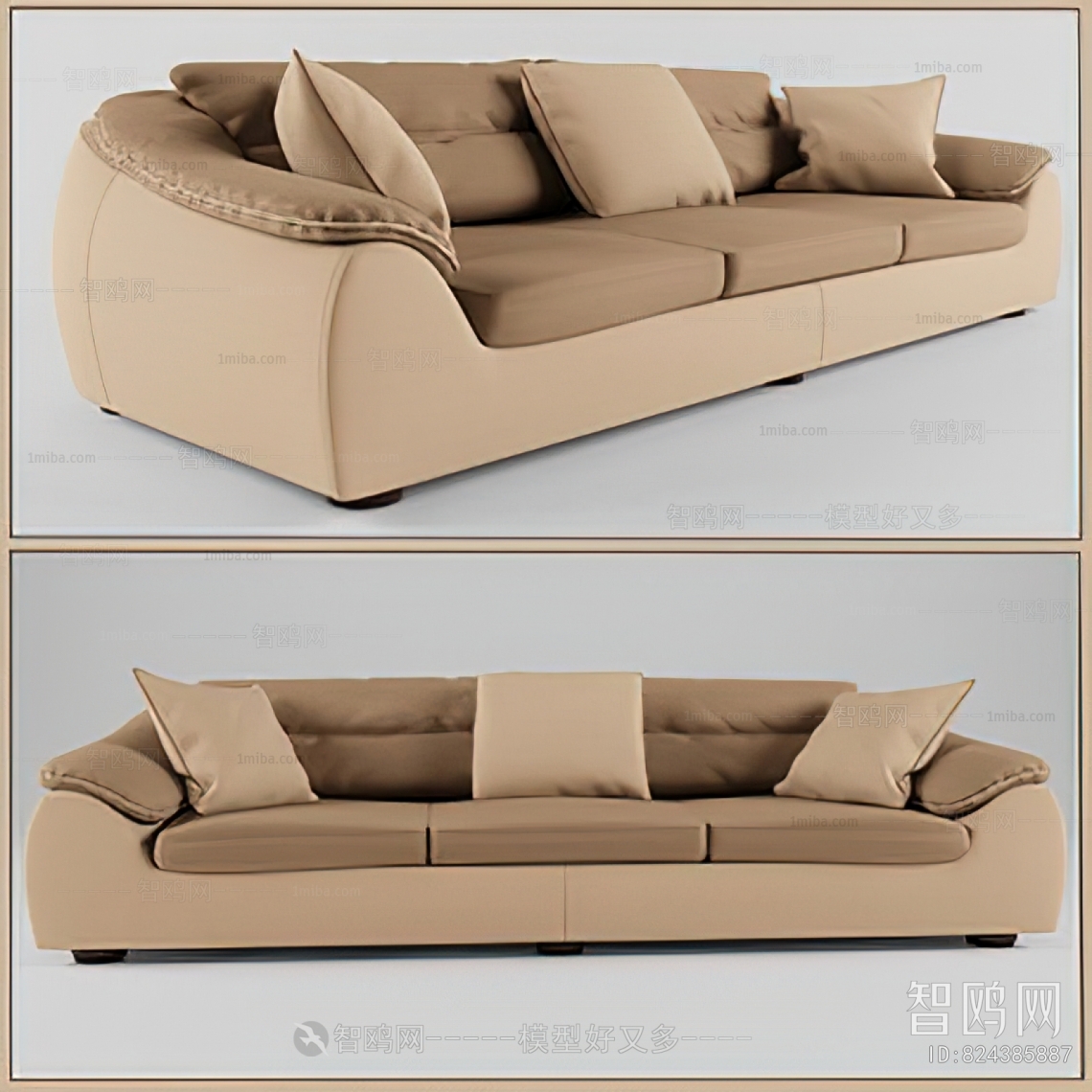 Modern Three-seat Sofa