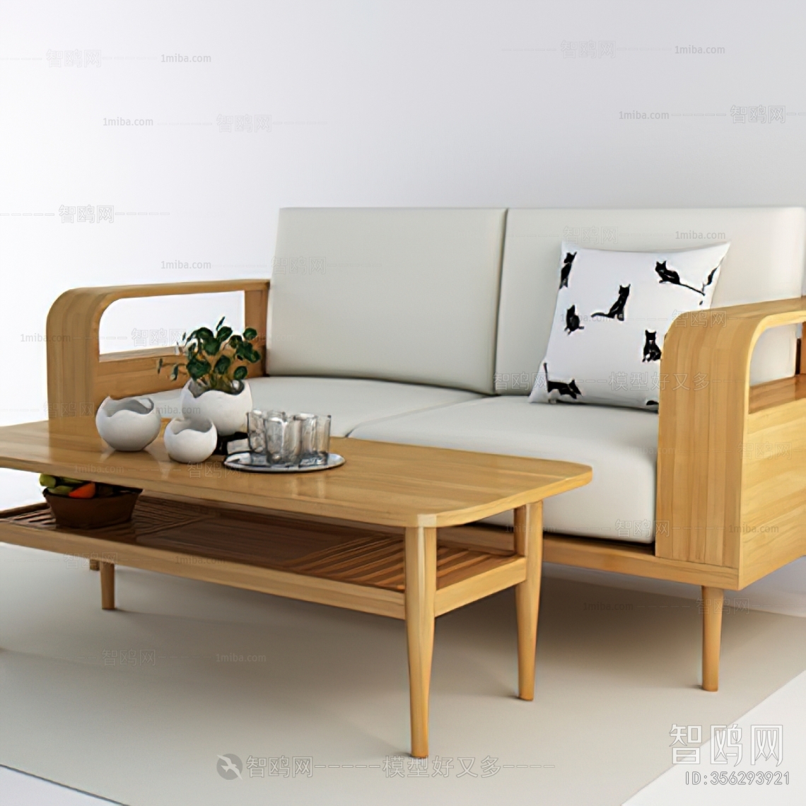 Nordic Style A Sofa For Two