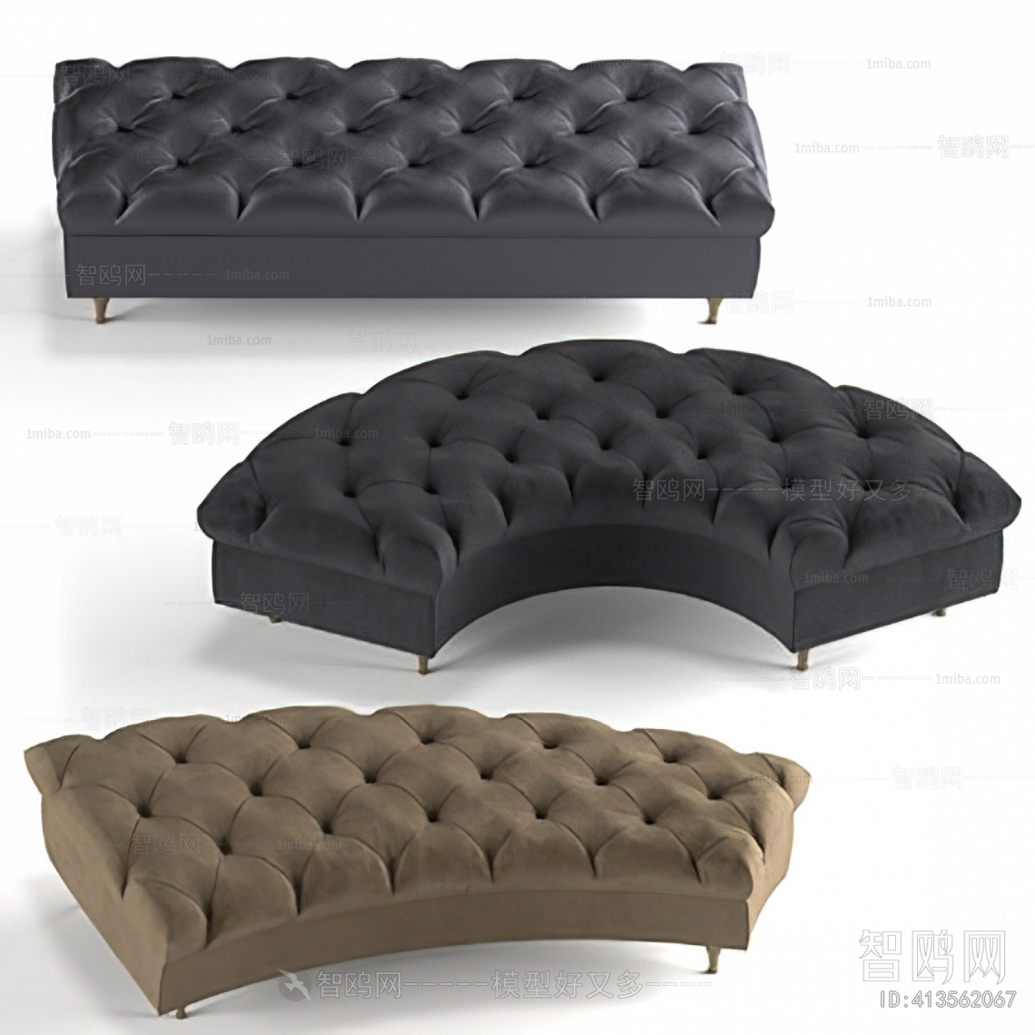 Modern Curved Sofa