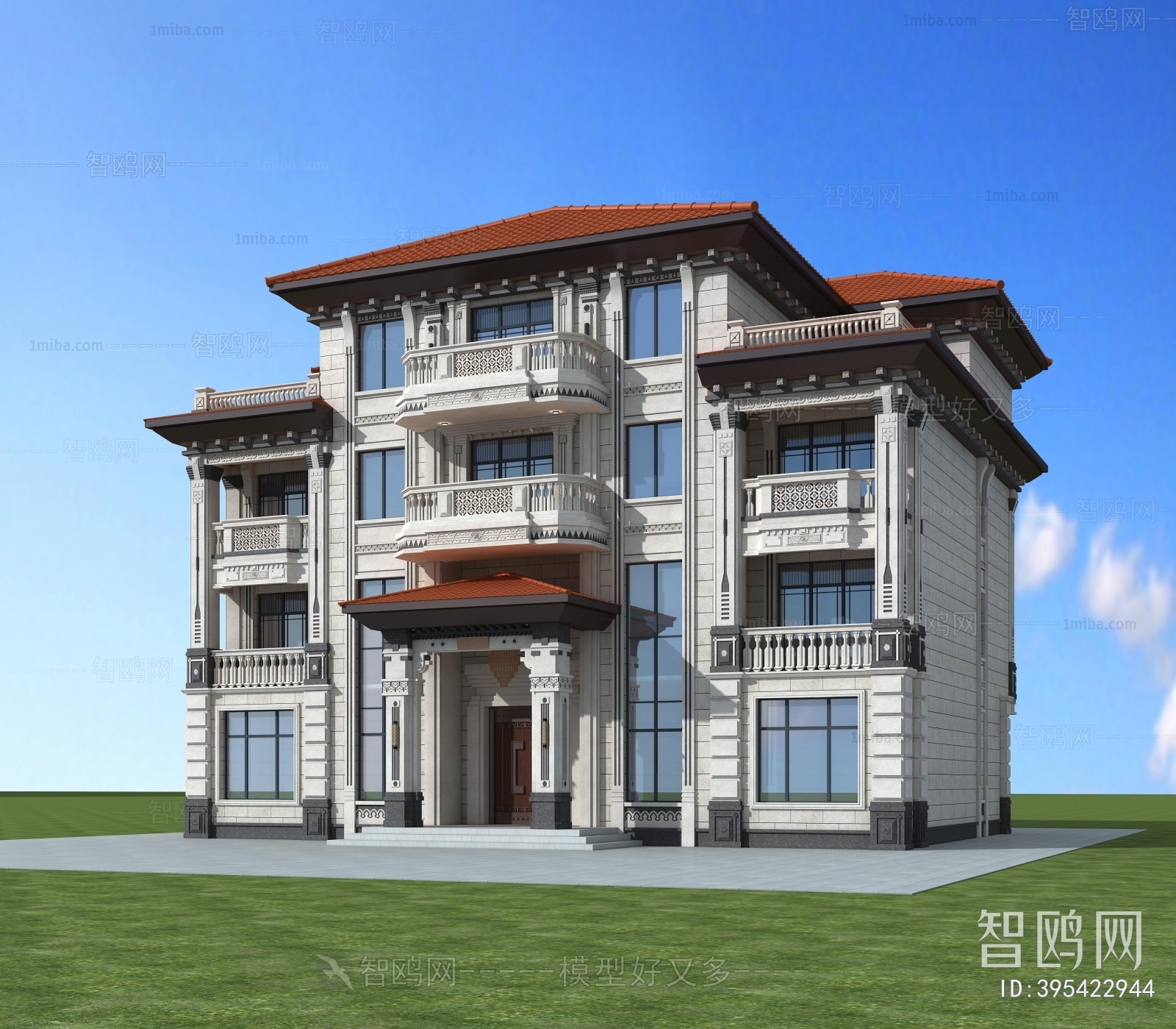 Simple European Style Detached Villa