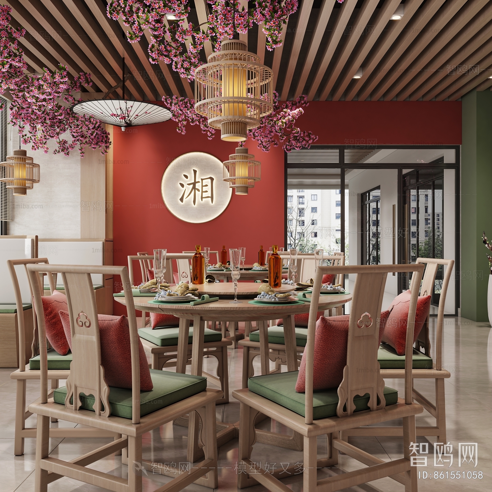 New Chinese Style Dining Room