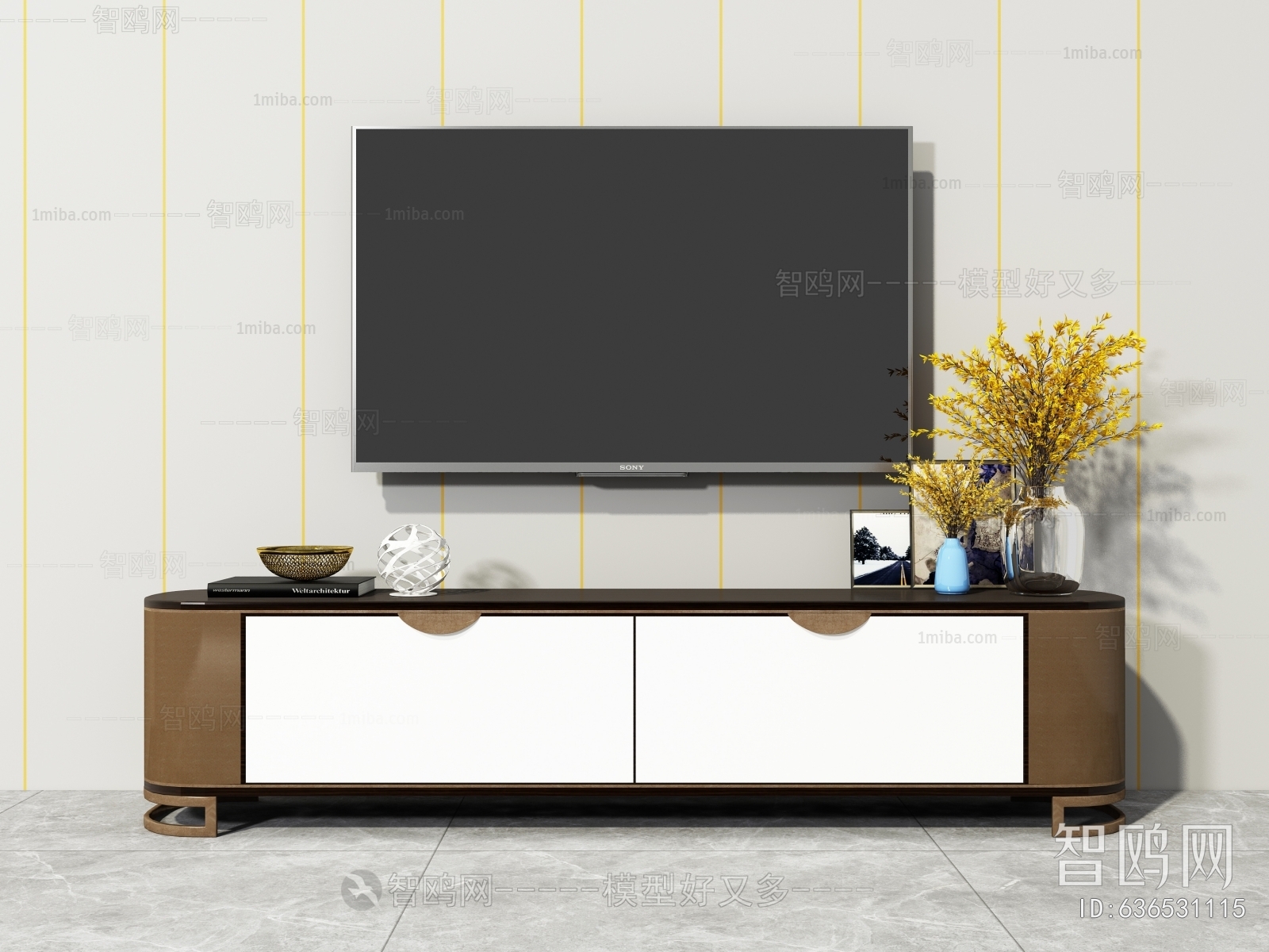 Modern Nordic Style TV Cabinet