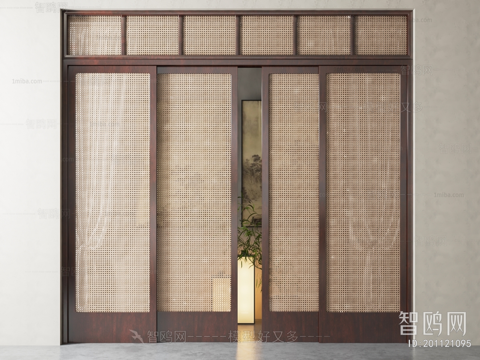 New Chinese Style Sliding Door