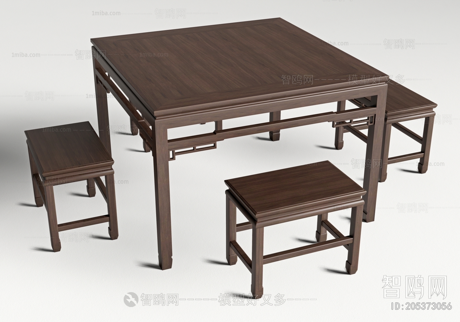 中式八仙桌椅组合