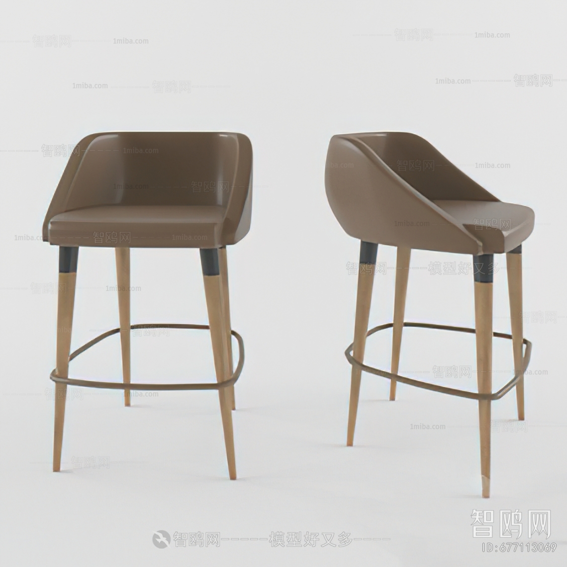 Nordic Style Bar Chair