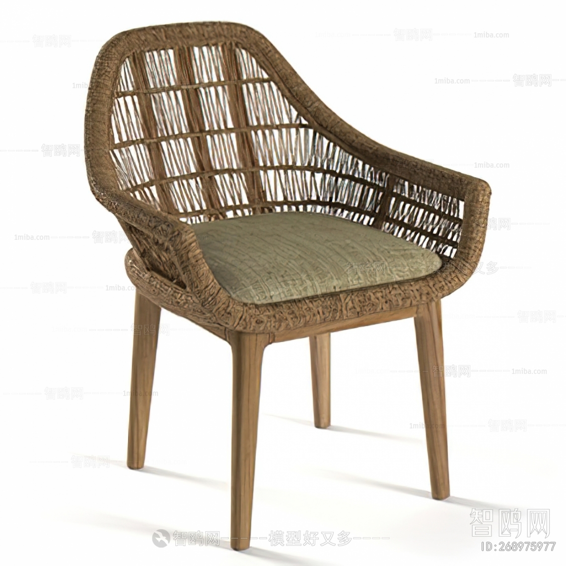 Wabi-sabi Style Lounge Chair