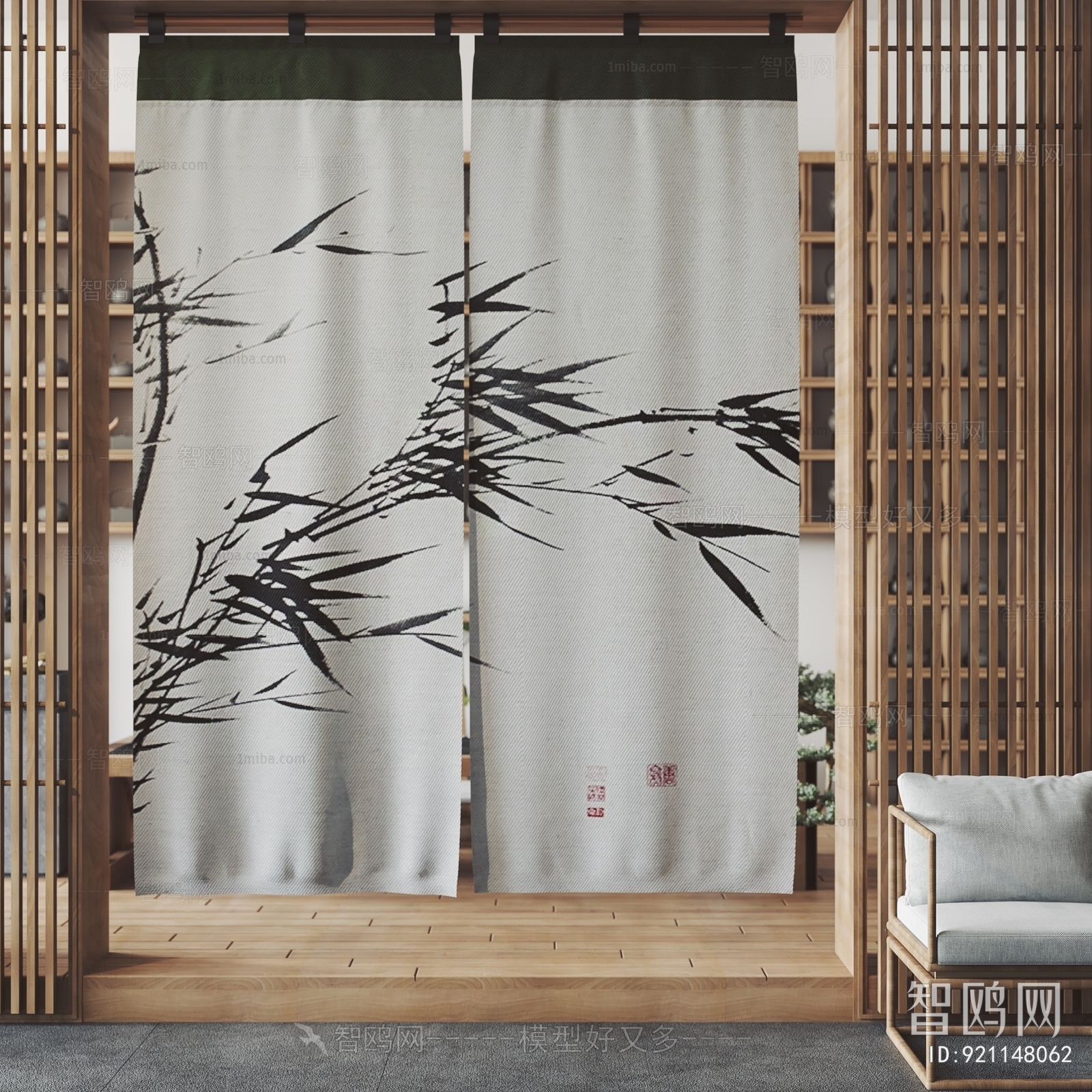 New Chinese Style Door Curtain