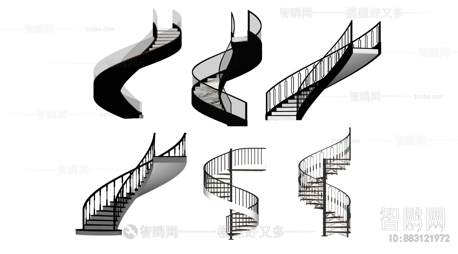 Modern Rotating Staircase