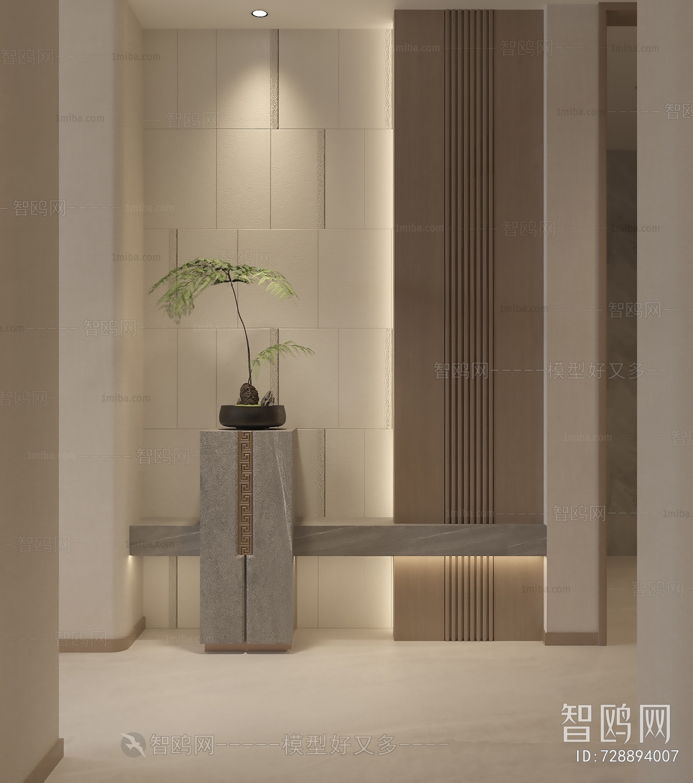 New Chinese Style Hallway