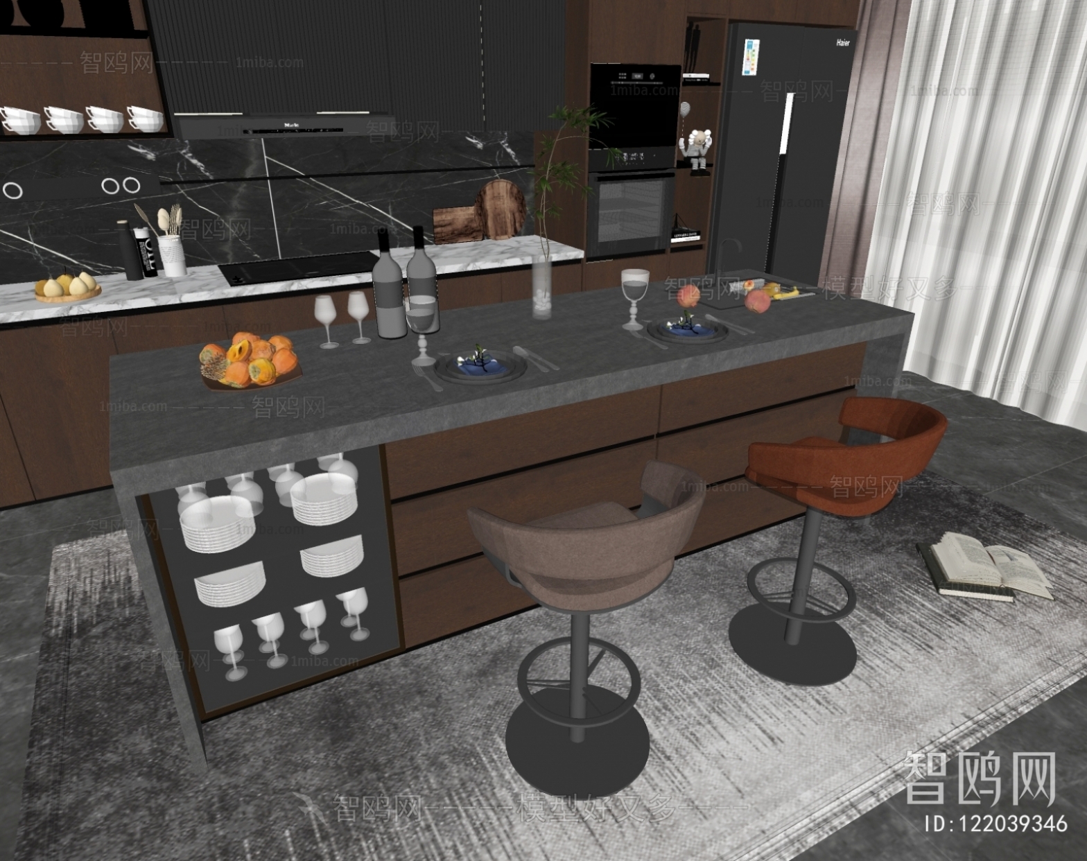 Modern Counter Bar