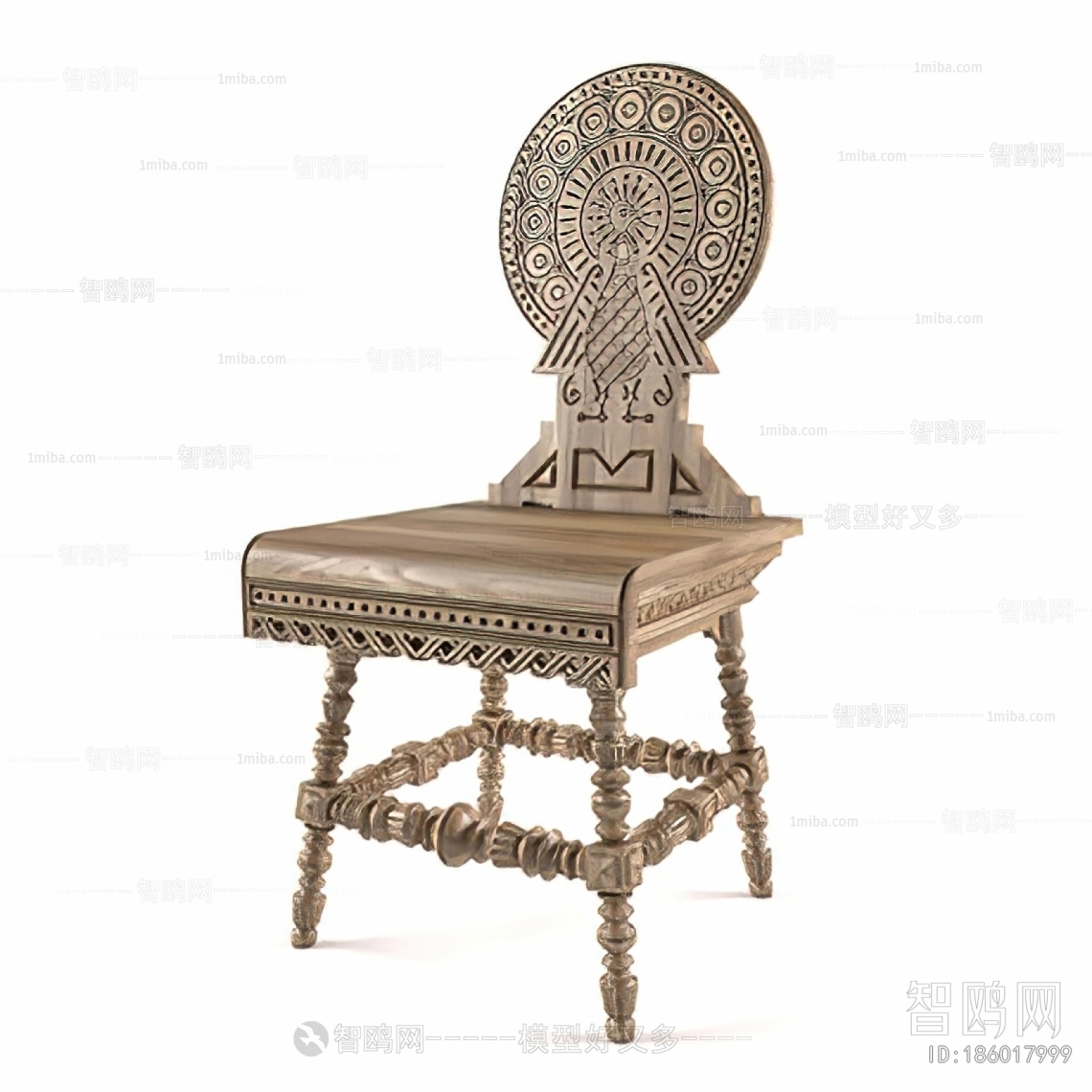 东南亚木质单椅