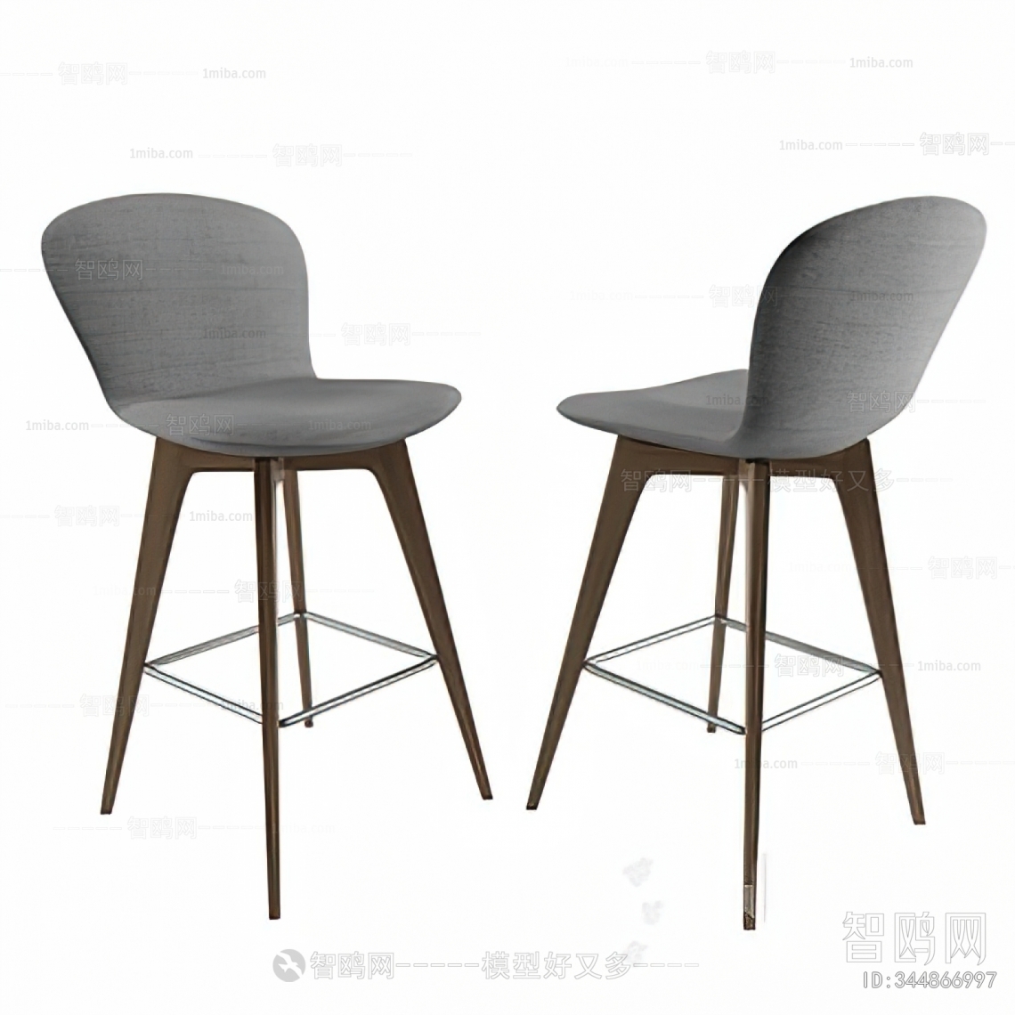 Nordic Style Bar Chair