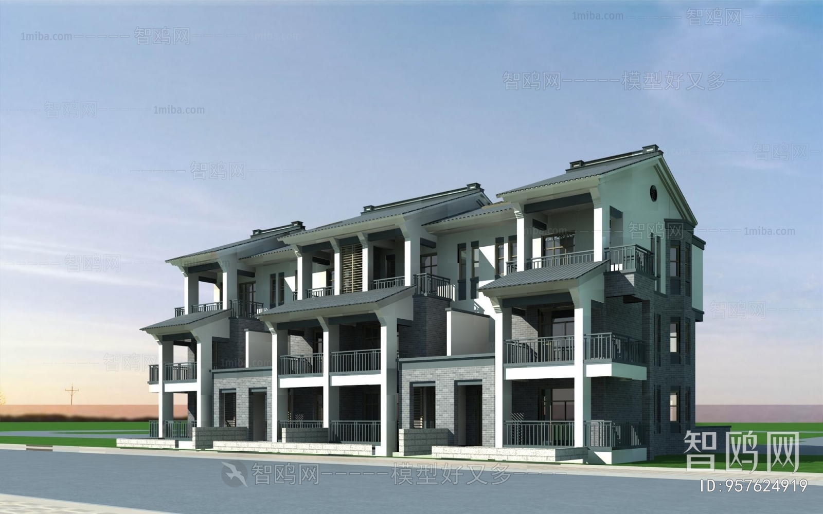 Chinese Style Double Townhouse