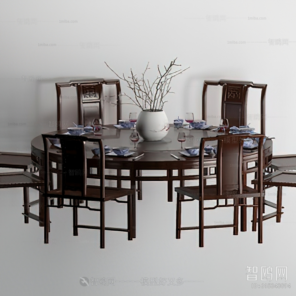 New Chinese Style Dining Table And Chairs