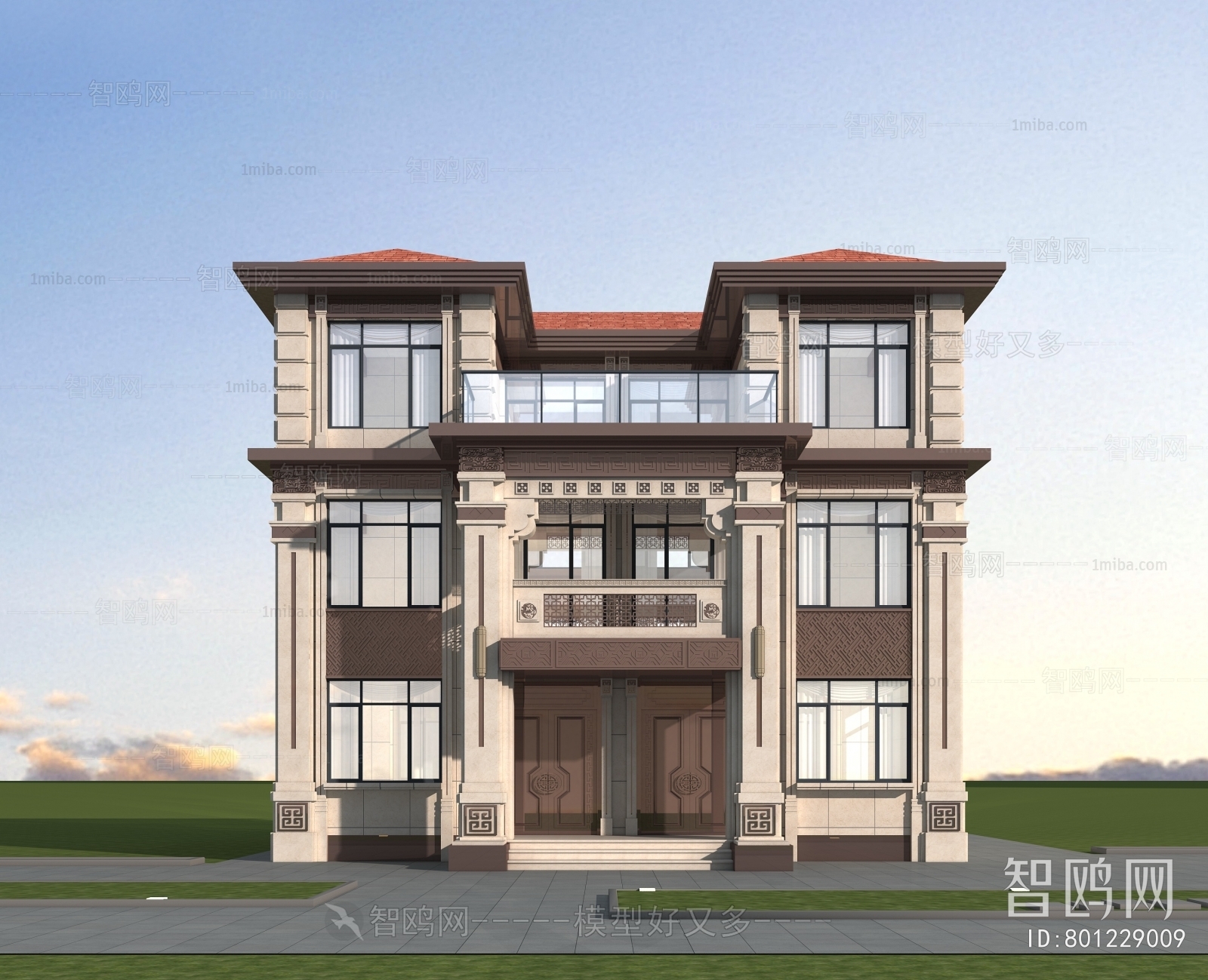 New Chinese Style Detached Villa