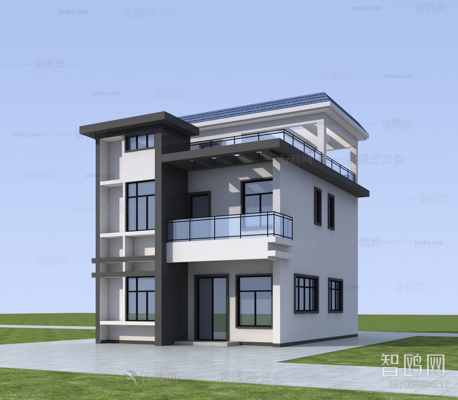 Simple European Style Detached Villa