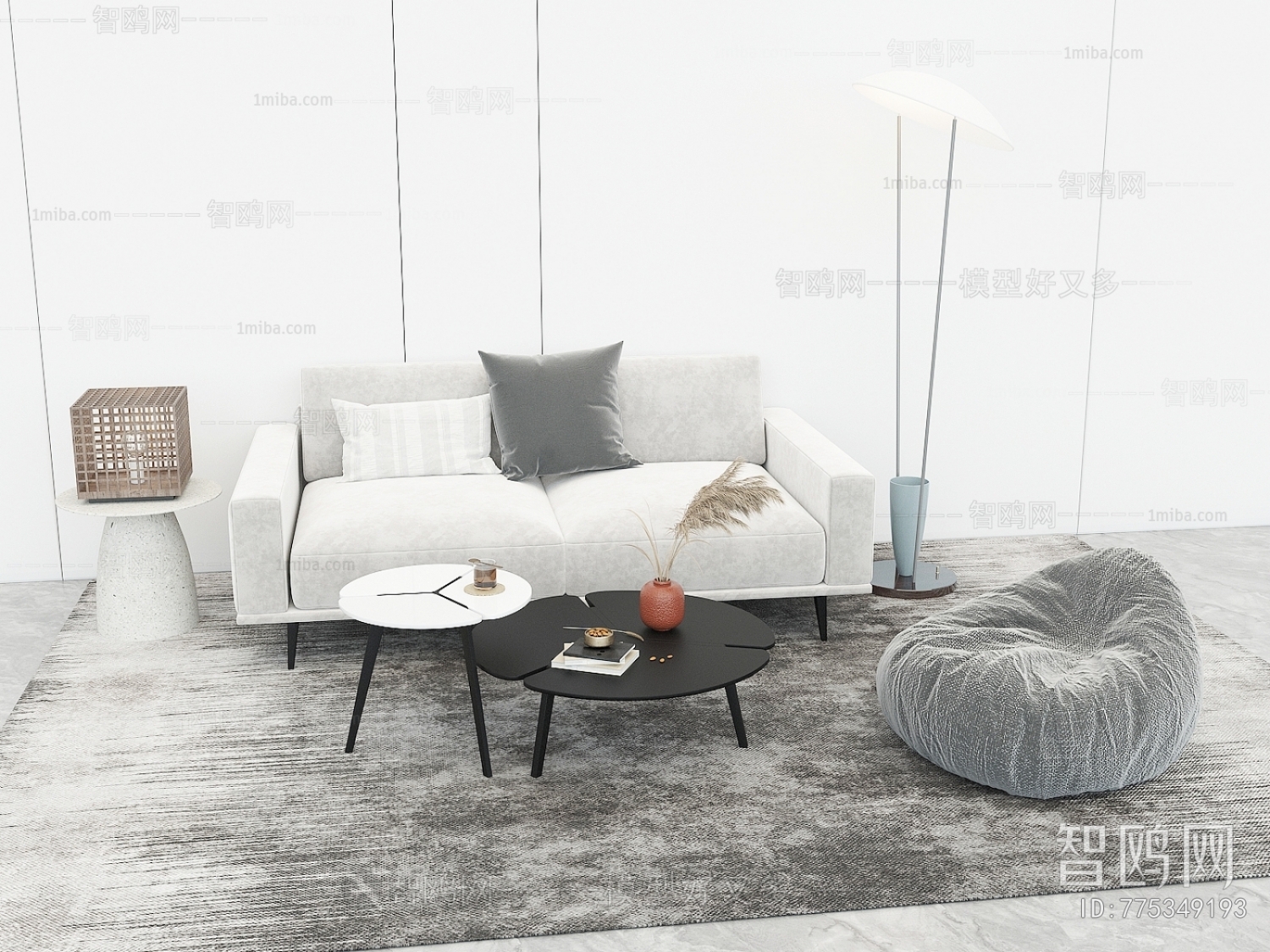 Modern Nordic Style A Sofa For Two