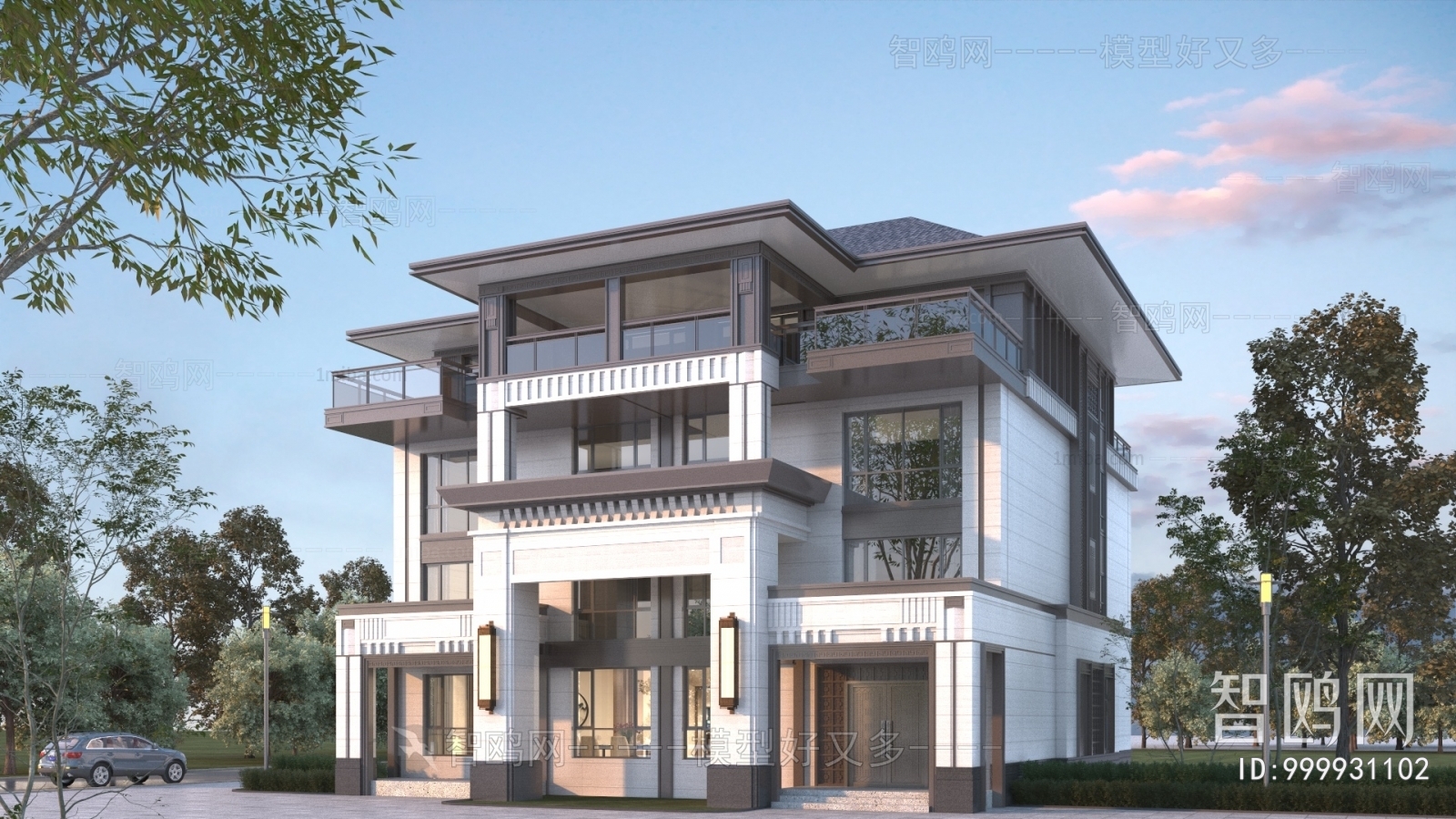 New Chinese Style Detached Villa