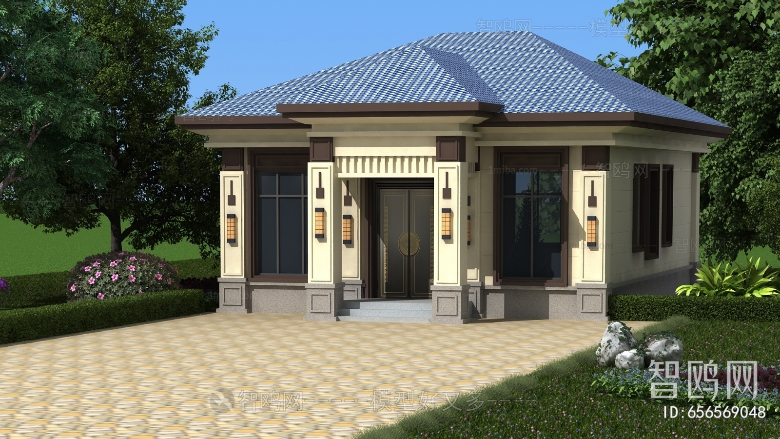 New Chinese Style Detached Villa