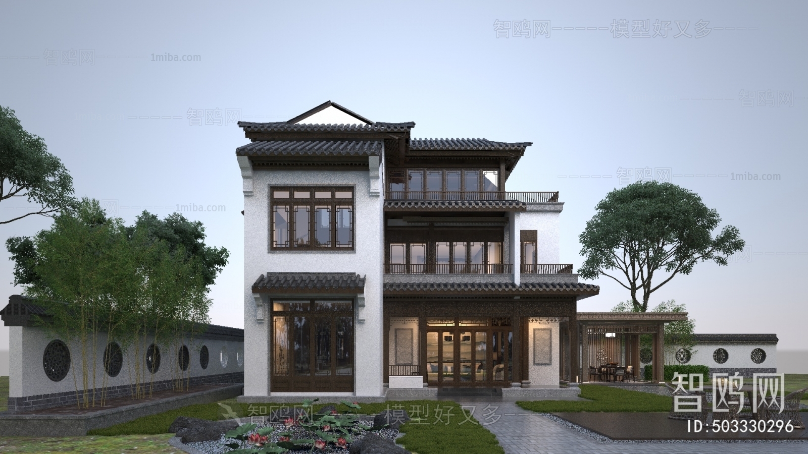 New Chinese Style Detached Villa