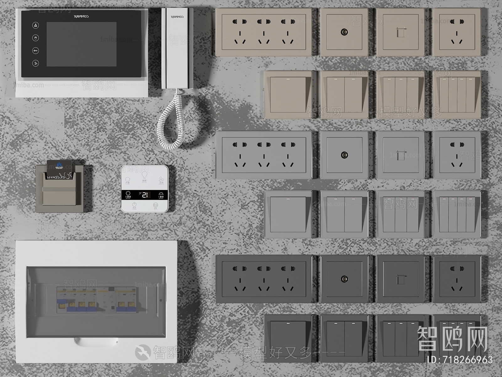 Modern Switch Socket Panel