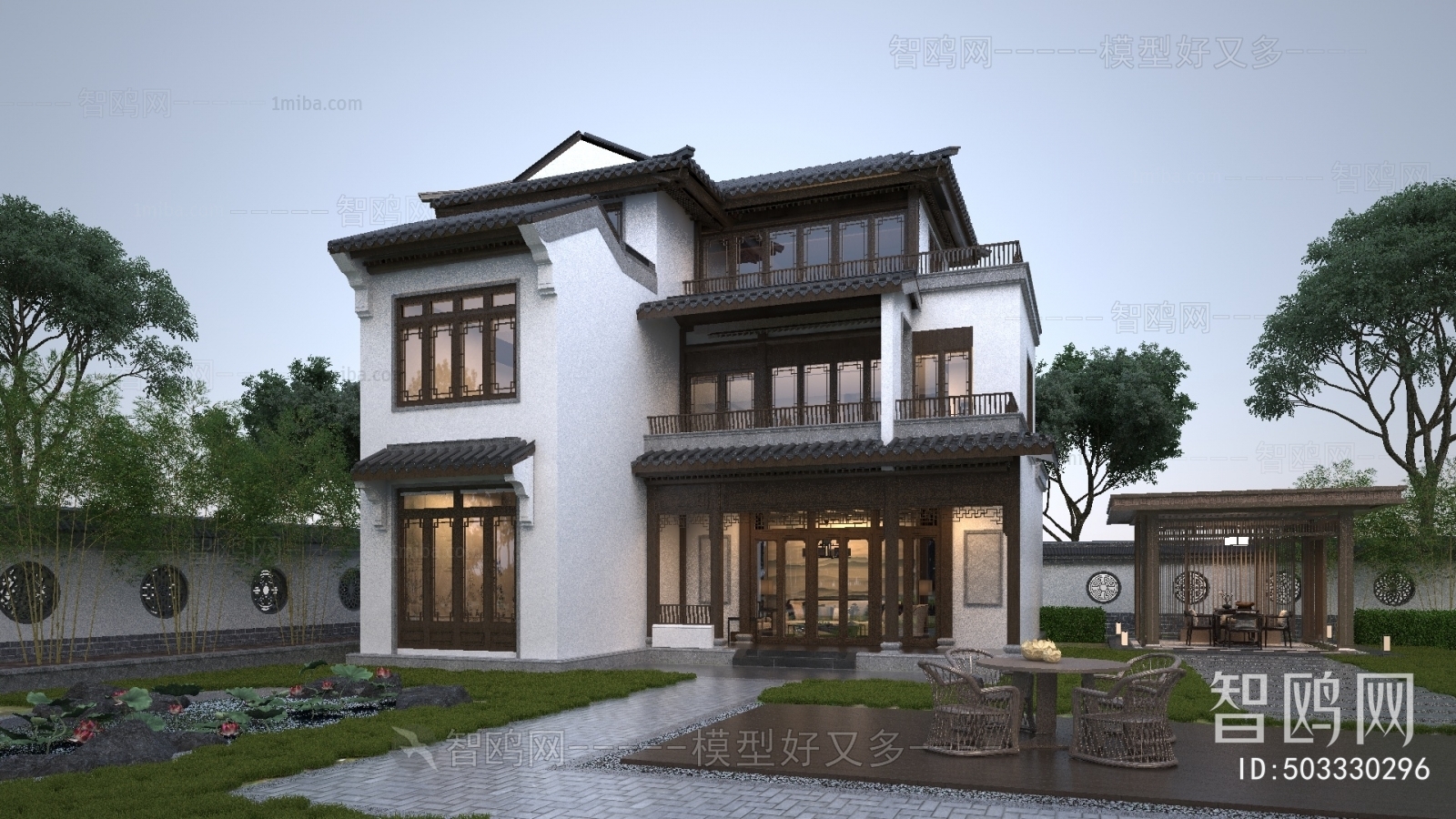 New Chinese Style Detached Villa