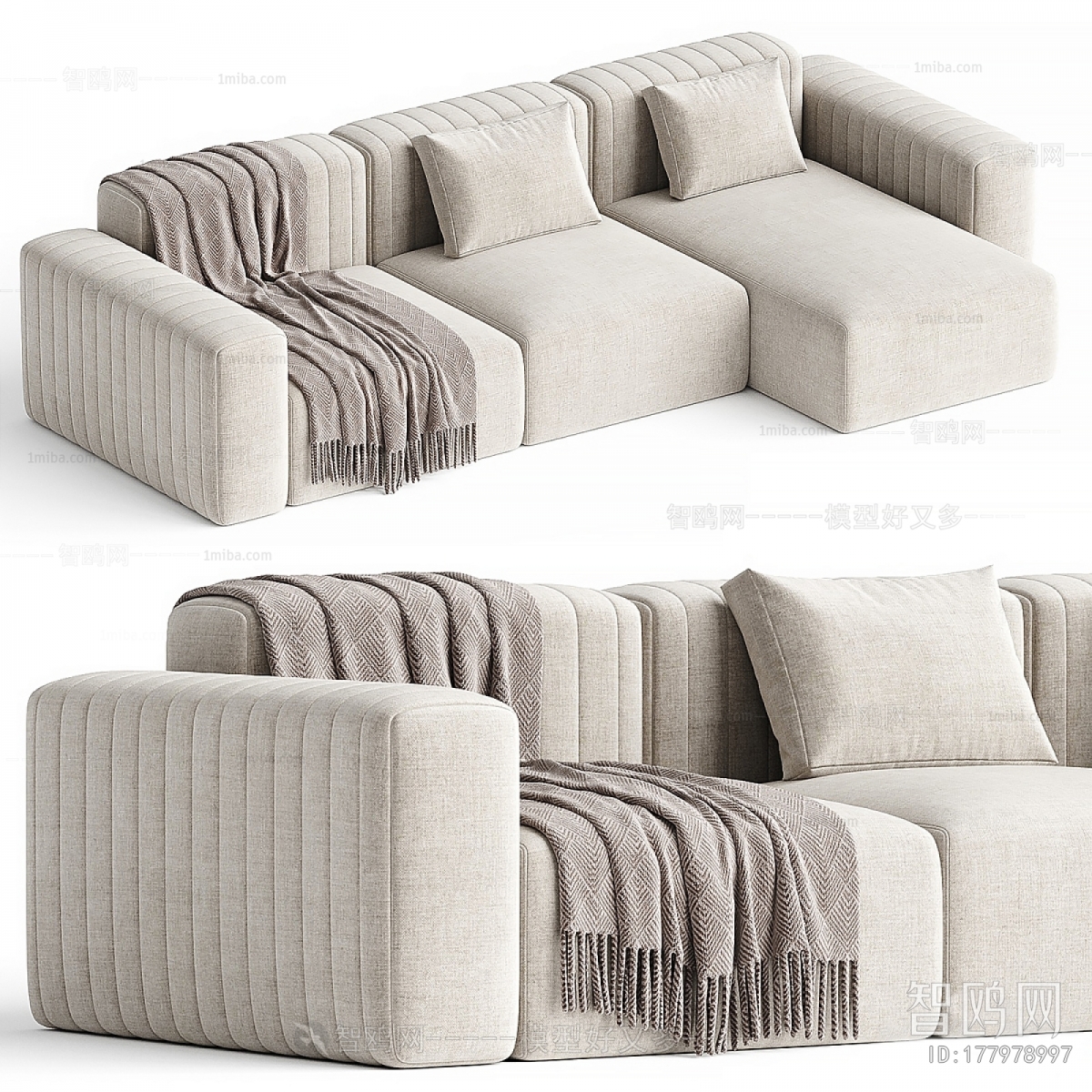 Modern Multi Person Sofa