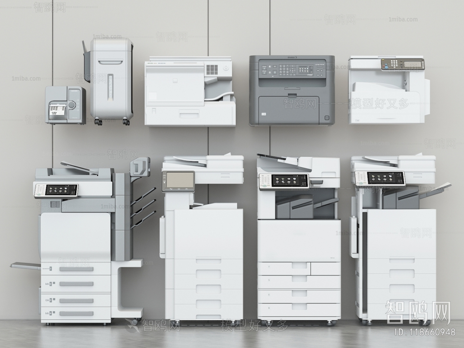 现代智能打印机组合
