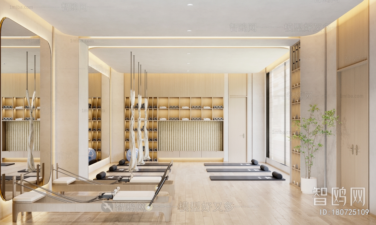 Modern Yoga Room