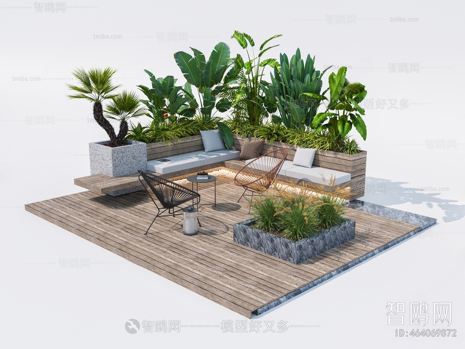 Modern Flower Bed, Flower Bowl, Flower Box