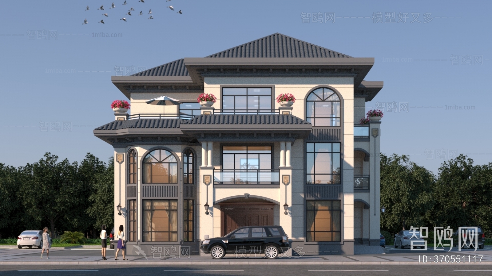 New Chinese Style Detached Villa