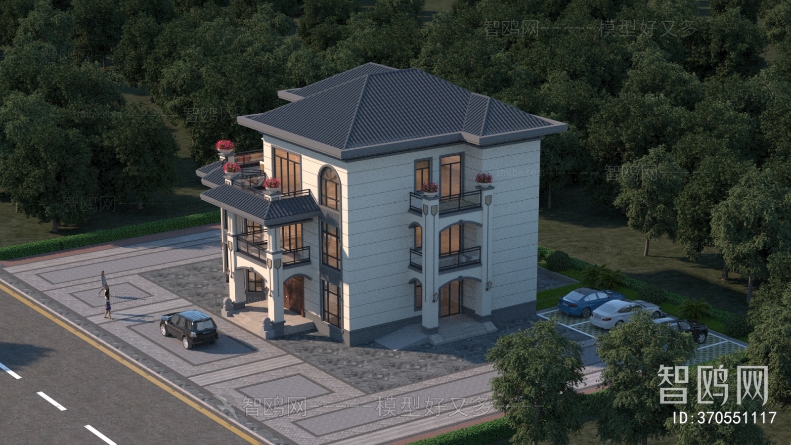 New Chinese Style Detached Villa