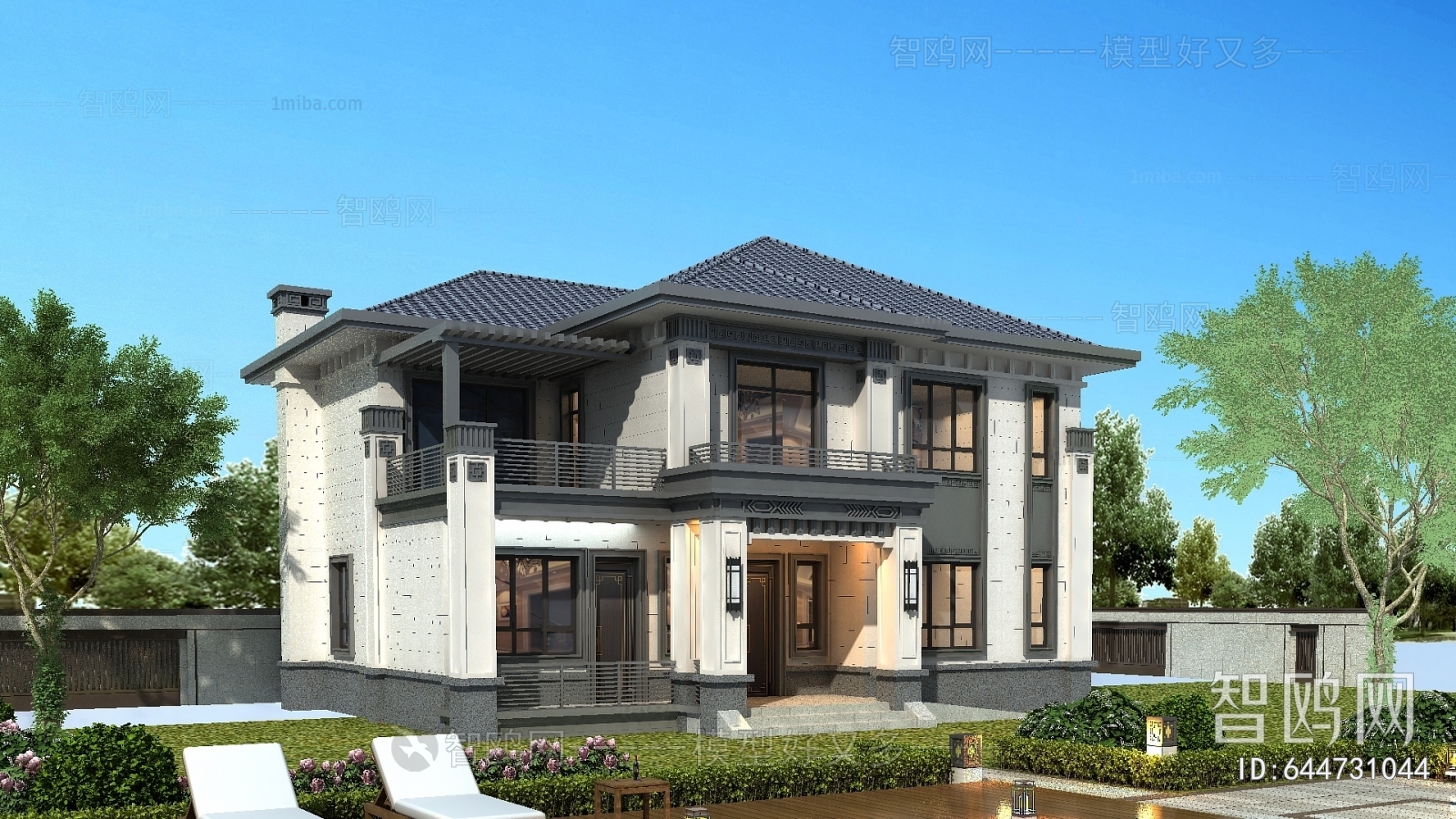 New Chinese Style Detached Villa