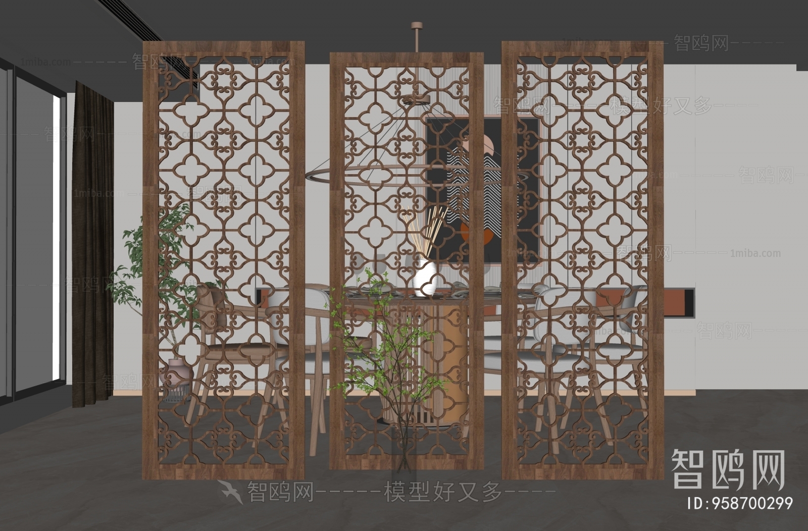 New Chinese Style Partition