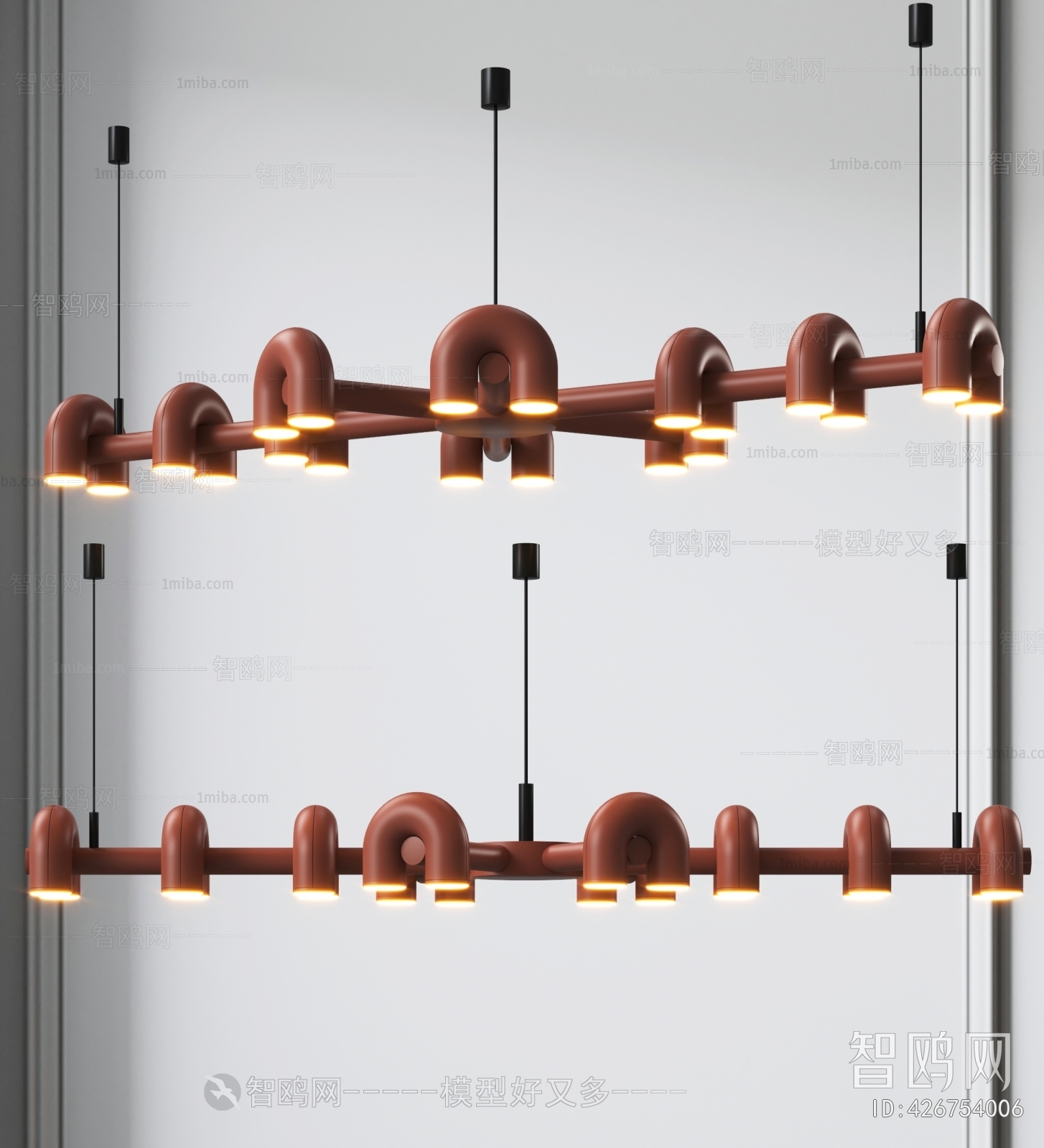 Modern Long Chandelier