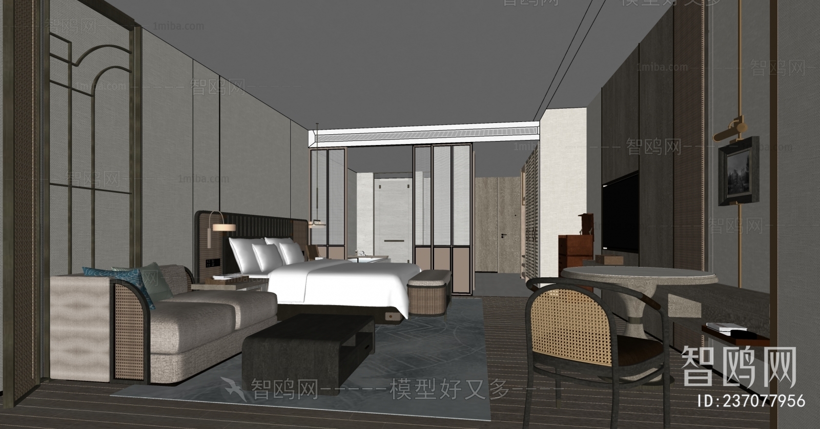 New Chinese Style Guest Room