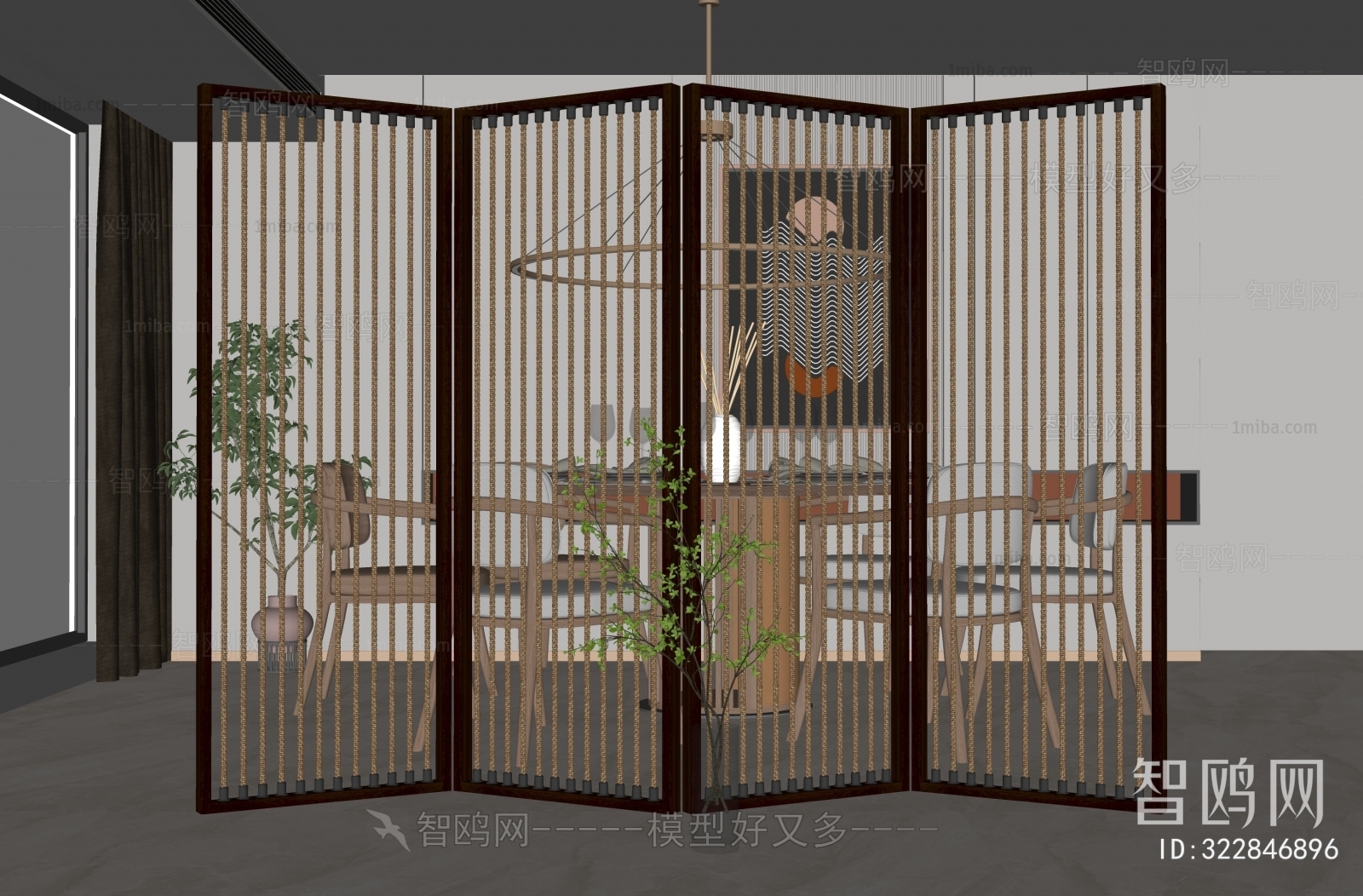 New Chinese Style Partition