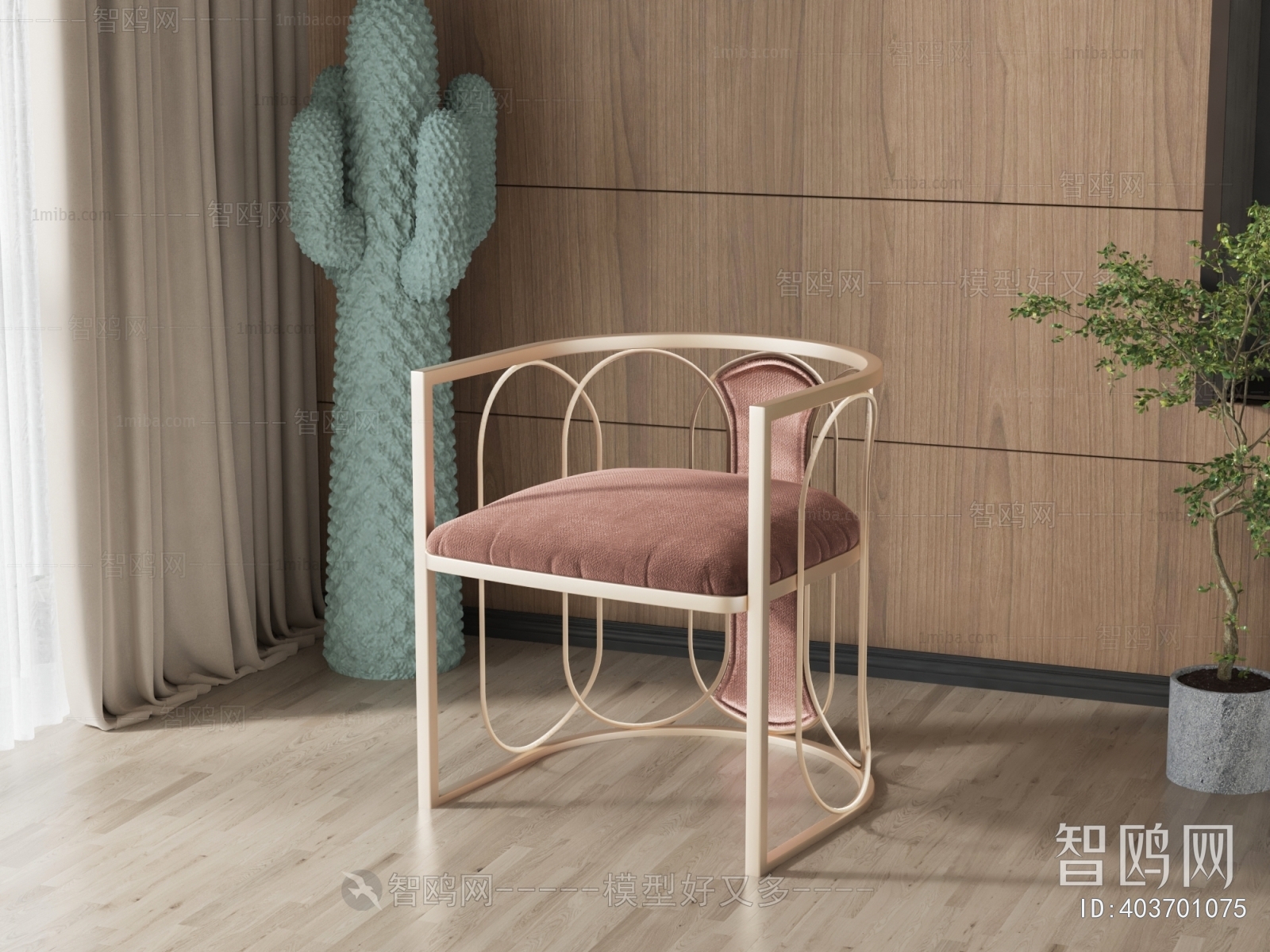 Simple European Style Dining Chair