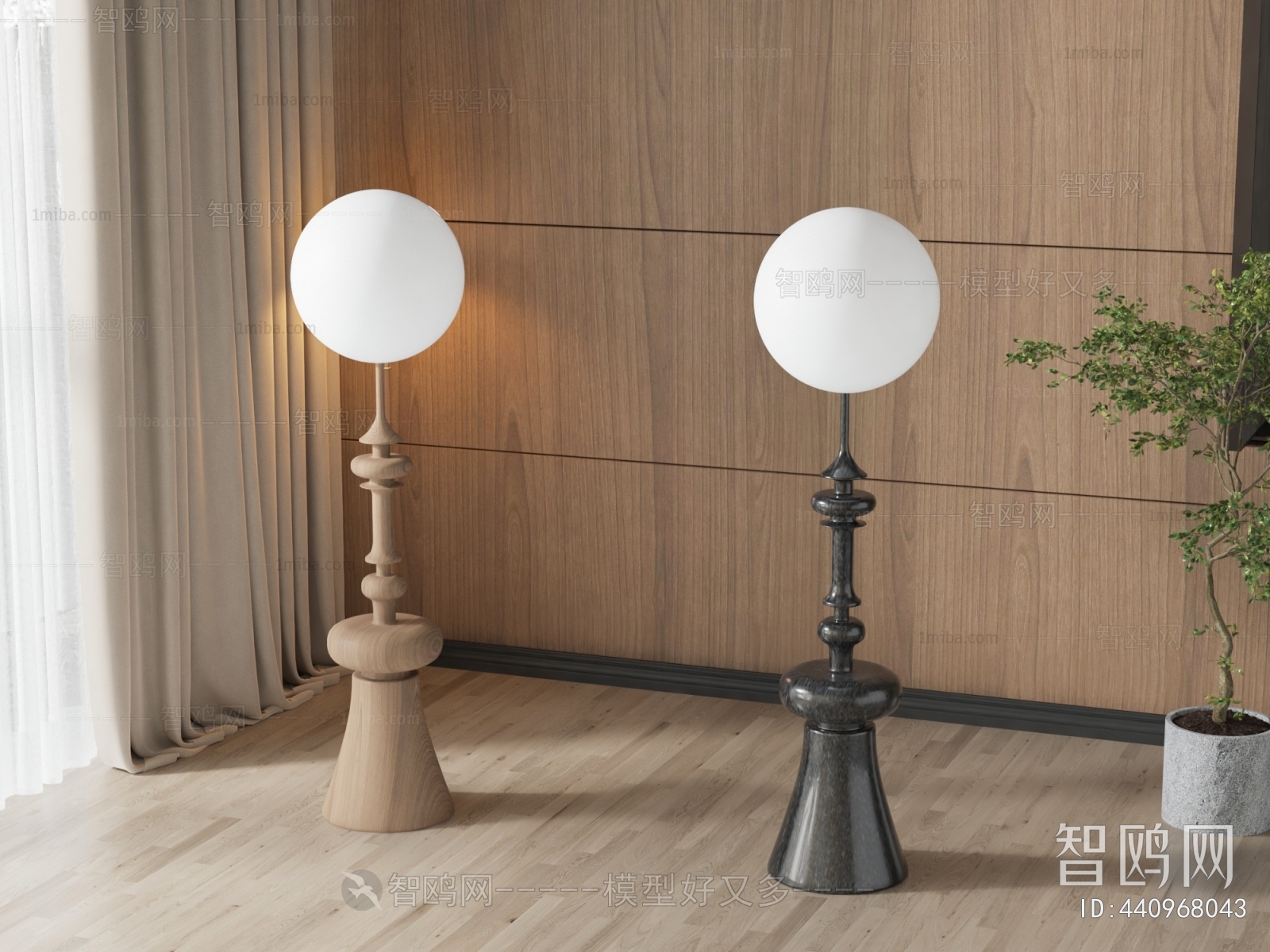 Simple European Style Floor Lamp