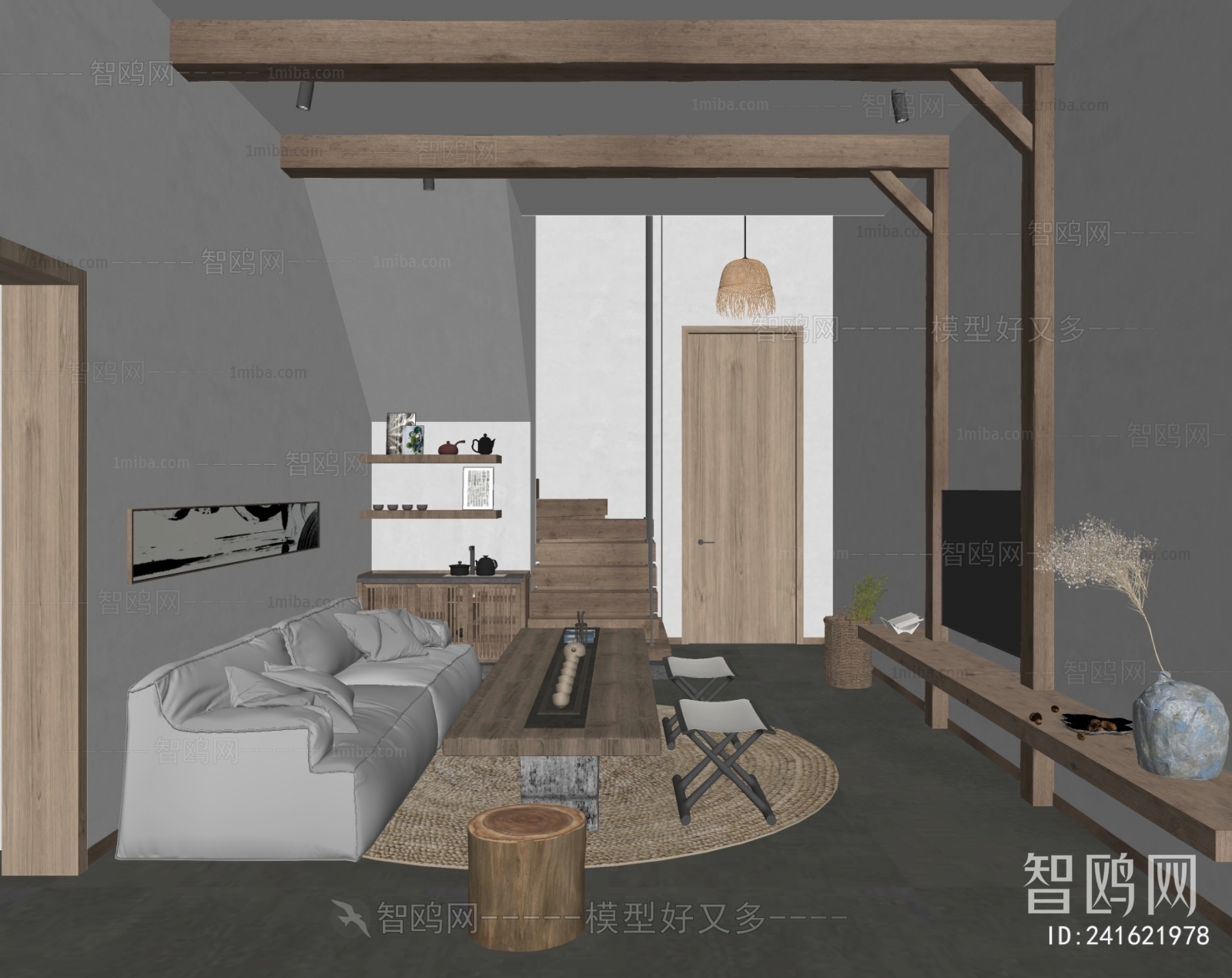 Wabi-sabi Style Apartment