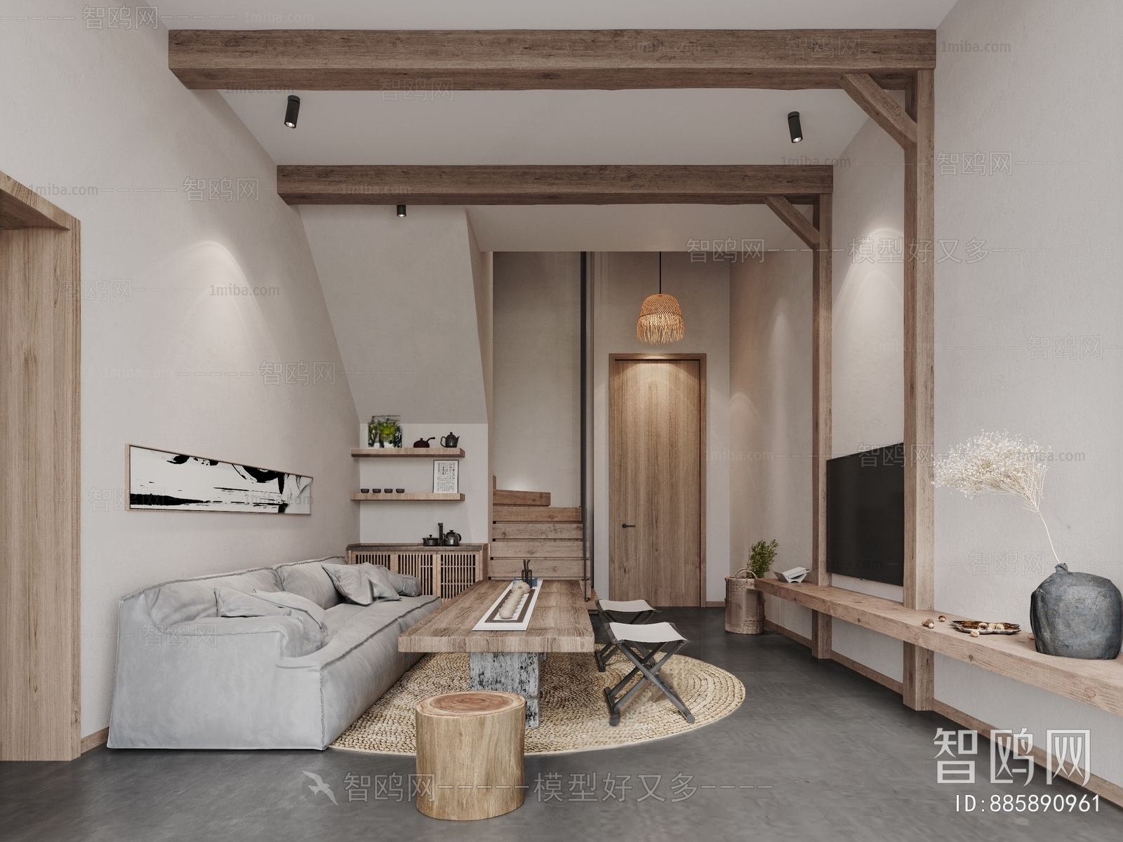 Wabi-sabi Style Apartment