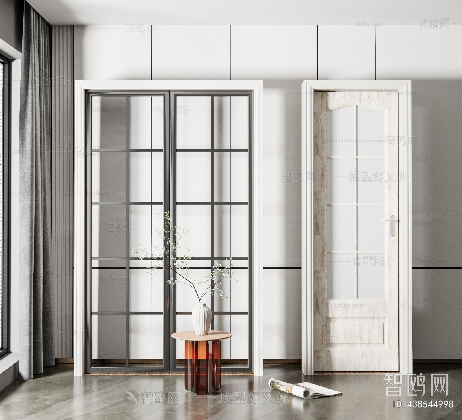 Simple European Style Door