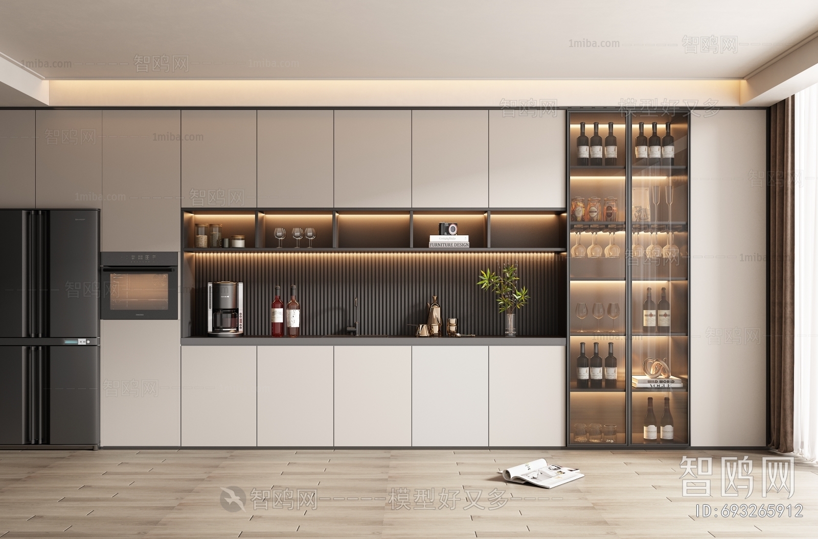 Modern Wine Cabinet