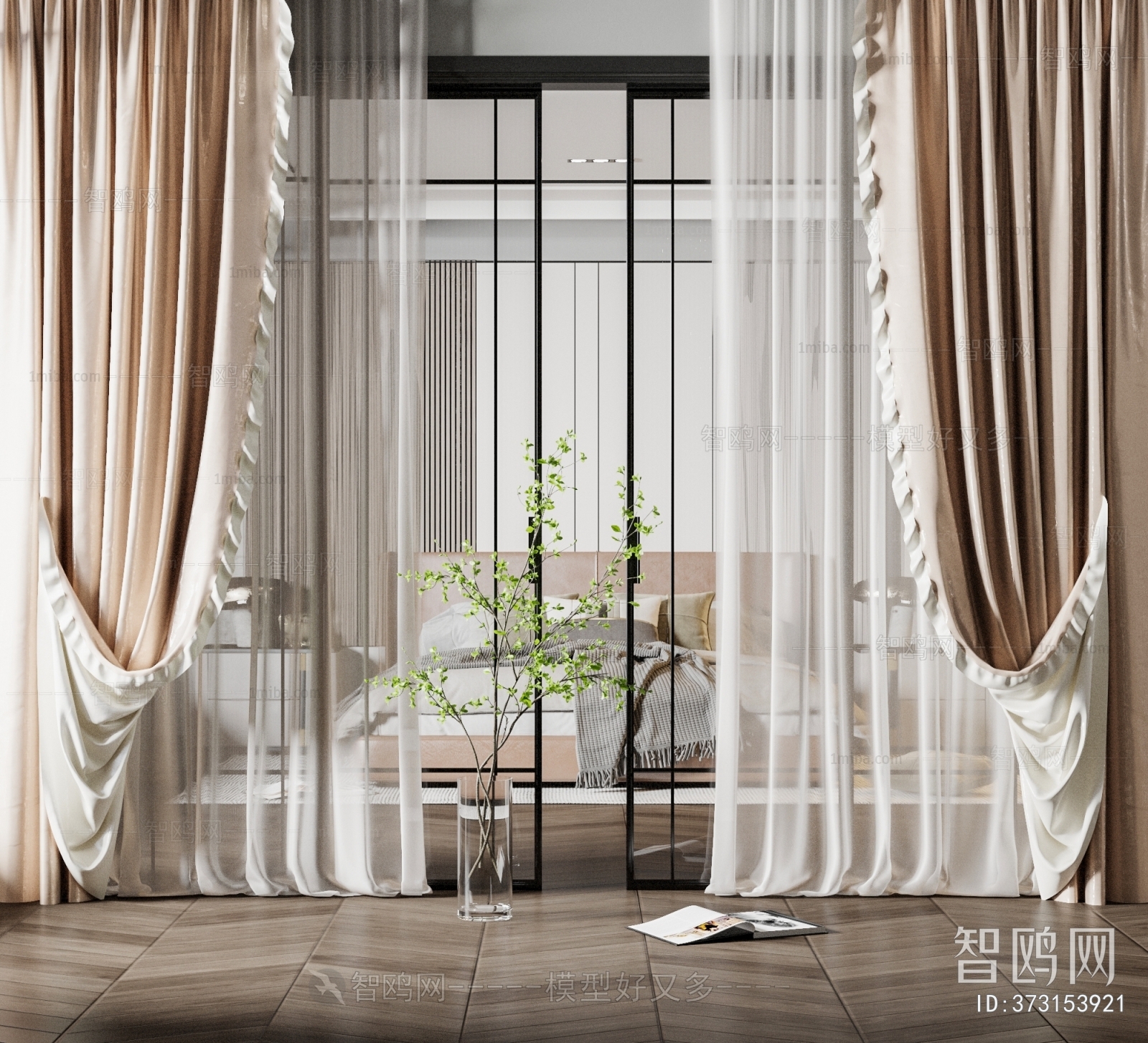 Simple European Style The Curtain