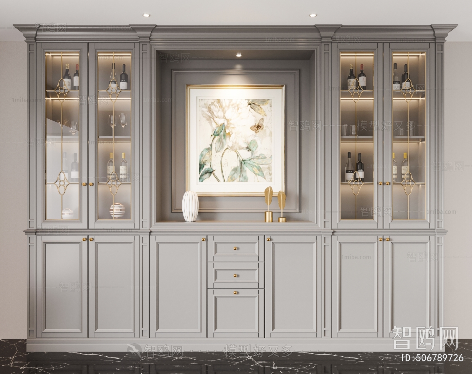 American Style Wine Cabinet