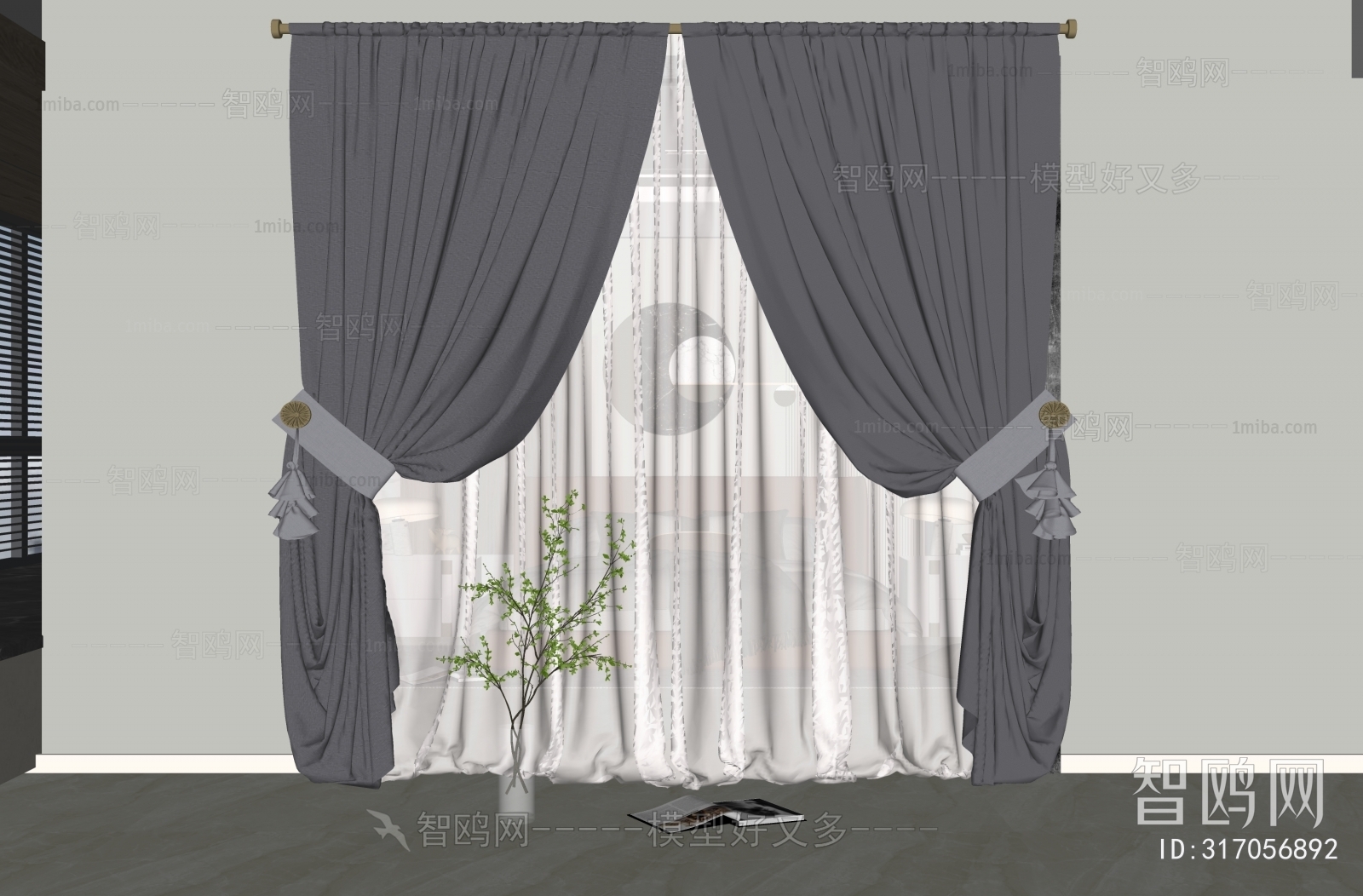 Simple European Style The Curtain