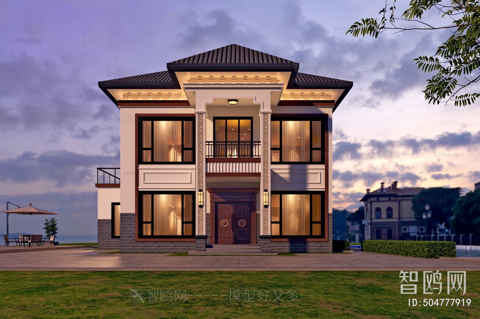 New Chinese Style Detached Villa