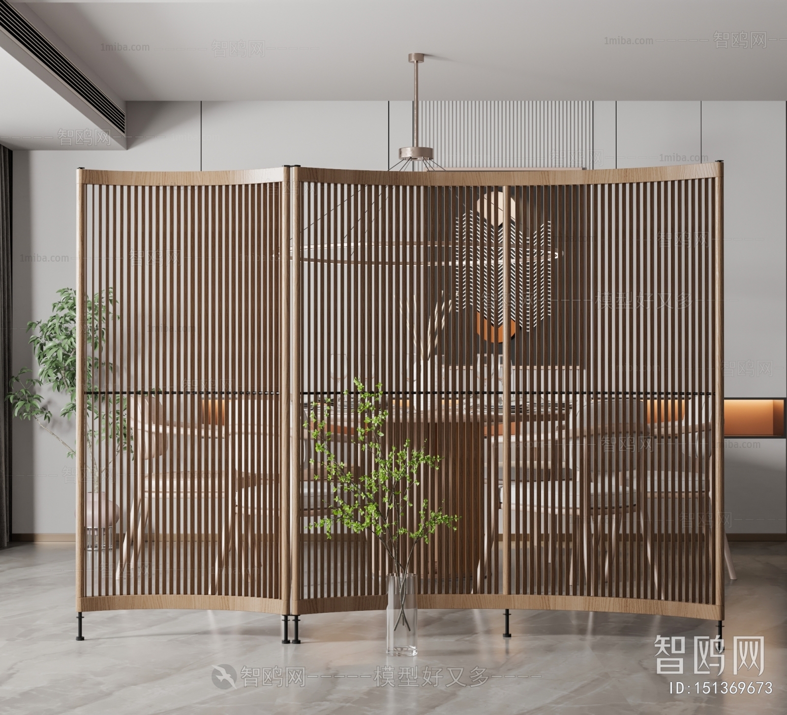 Modern Metal Screen Partition