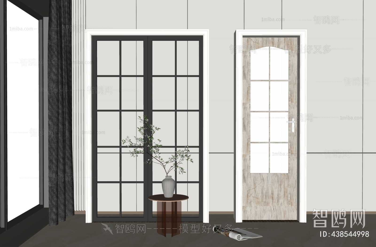 Simple European Style Door